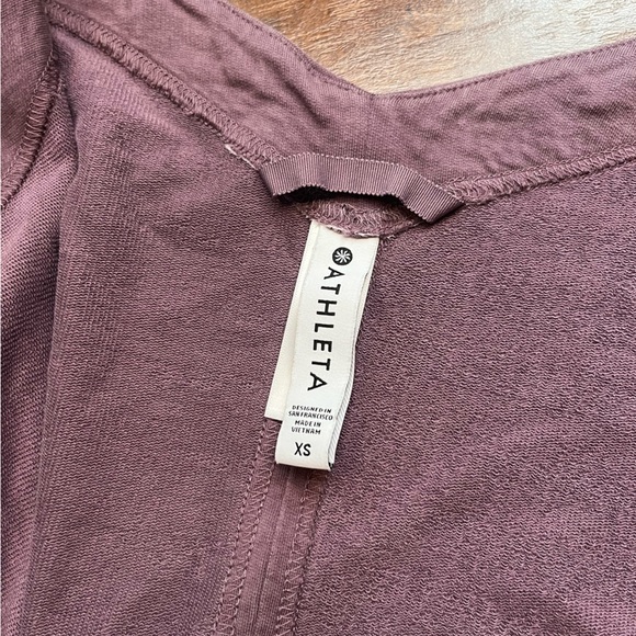 Athleta Nirvana Wrap Cardigan Sweat Women’s Sz XS - Picture 5 of 5